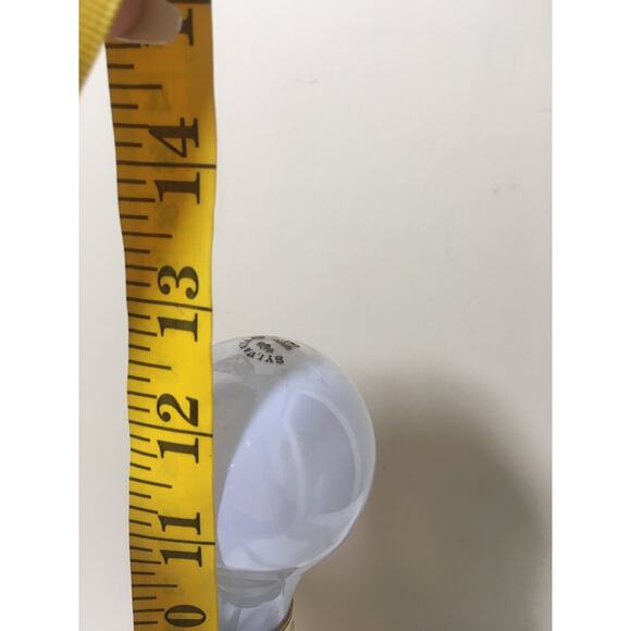 Vintage Brass Glass Ball Swivel Arm Lamp - Picture 4 of 5